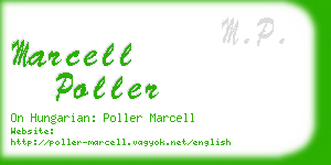 marcell poller business card